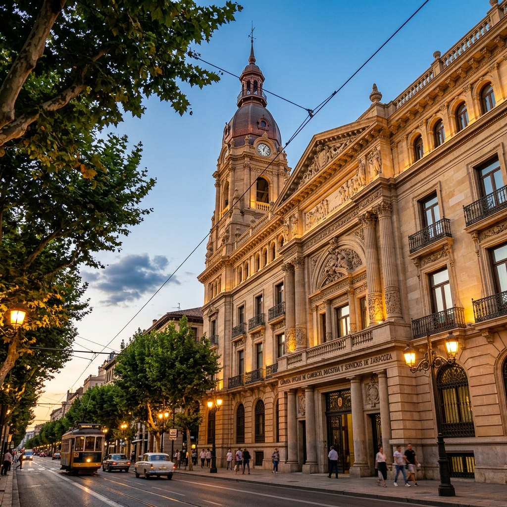 Sede histórica de la Cámara de Zaragoza