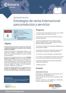 Estrategias de venta internacional