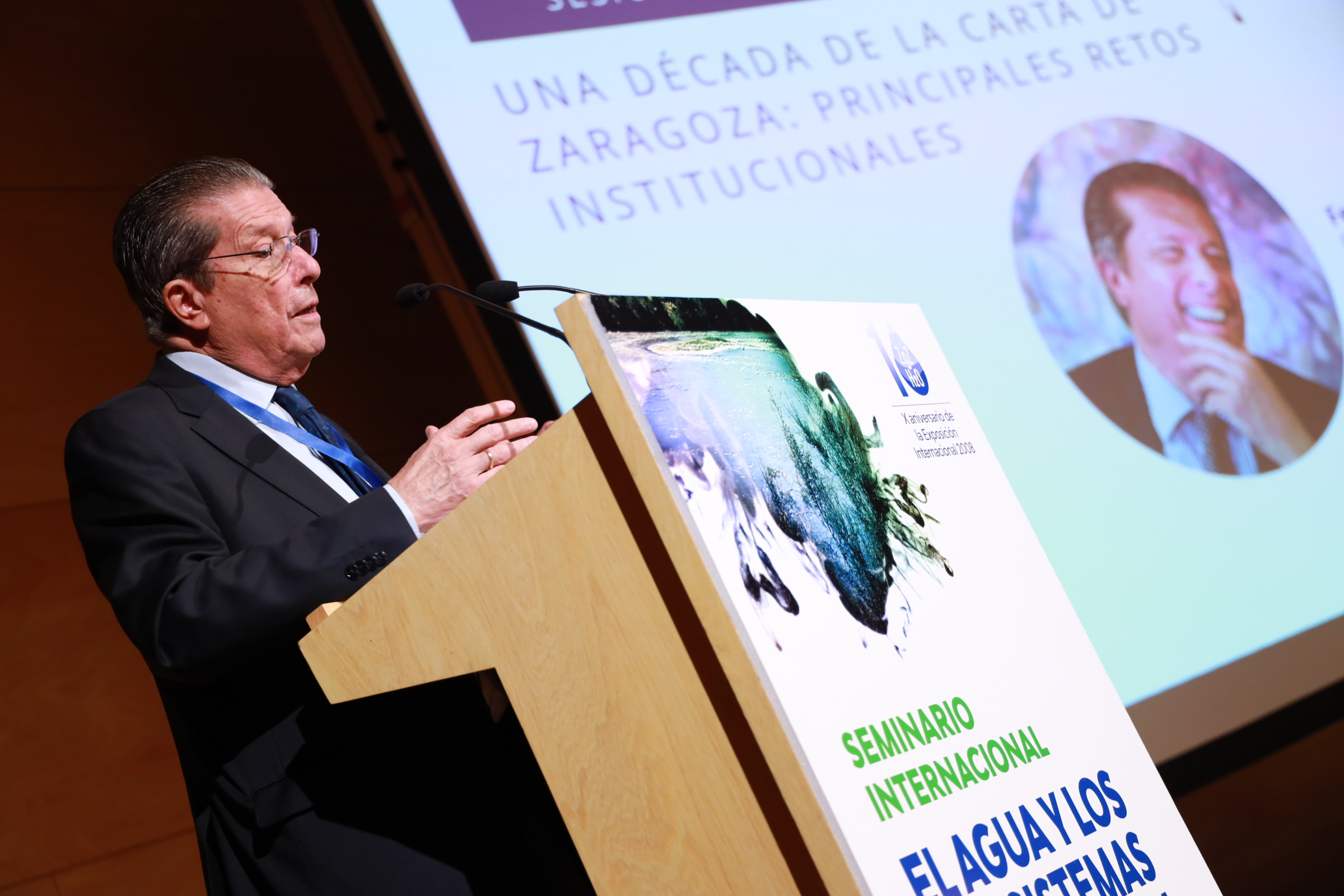 Mayor Zaragoza: «La Carta del agua ha pesado mucho en los avances sobre desarrollo sostenible»