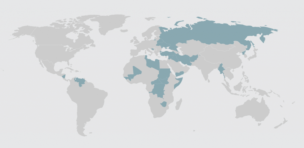 Mapa de Sanciones UE