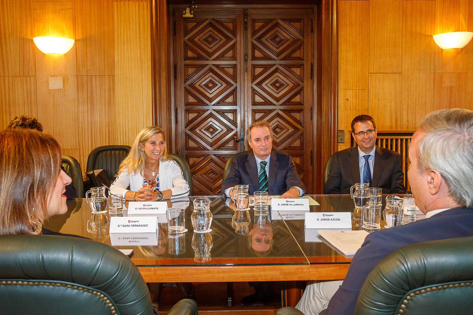 Encuentro del Comité Ejecutivo con el alcalde de Zaragoza