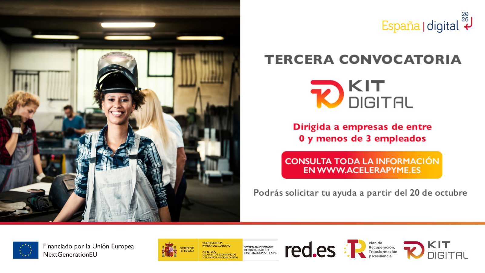 Abierta la tercera convocatoria del  Kit Digital