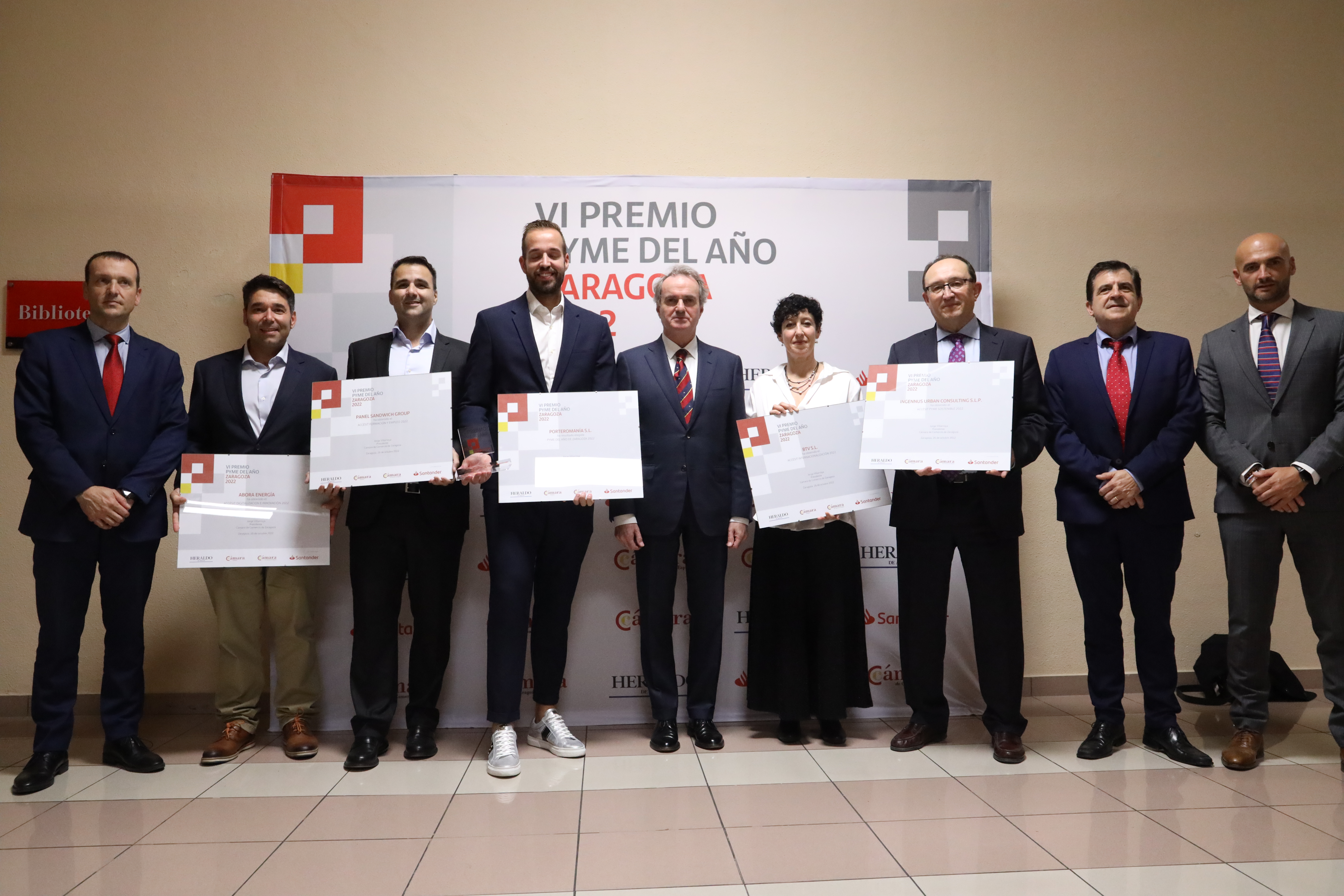 Banco Santander y Cámara Zaragoza lanzan la séptima edición del Premio Pyme del Año