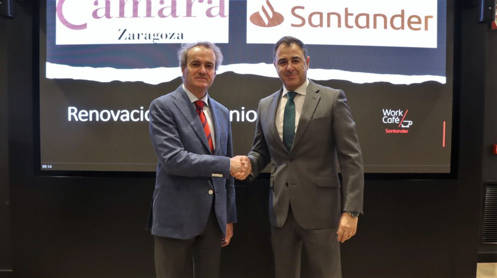 La Cámara y Banco Santander renuevan su compromiso