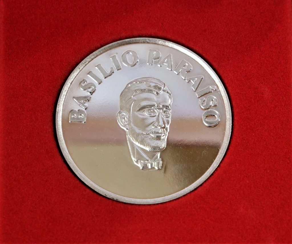 Ven a la entrega de Medallas Basilio Paraíso