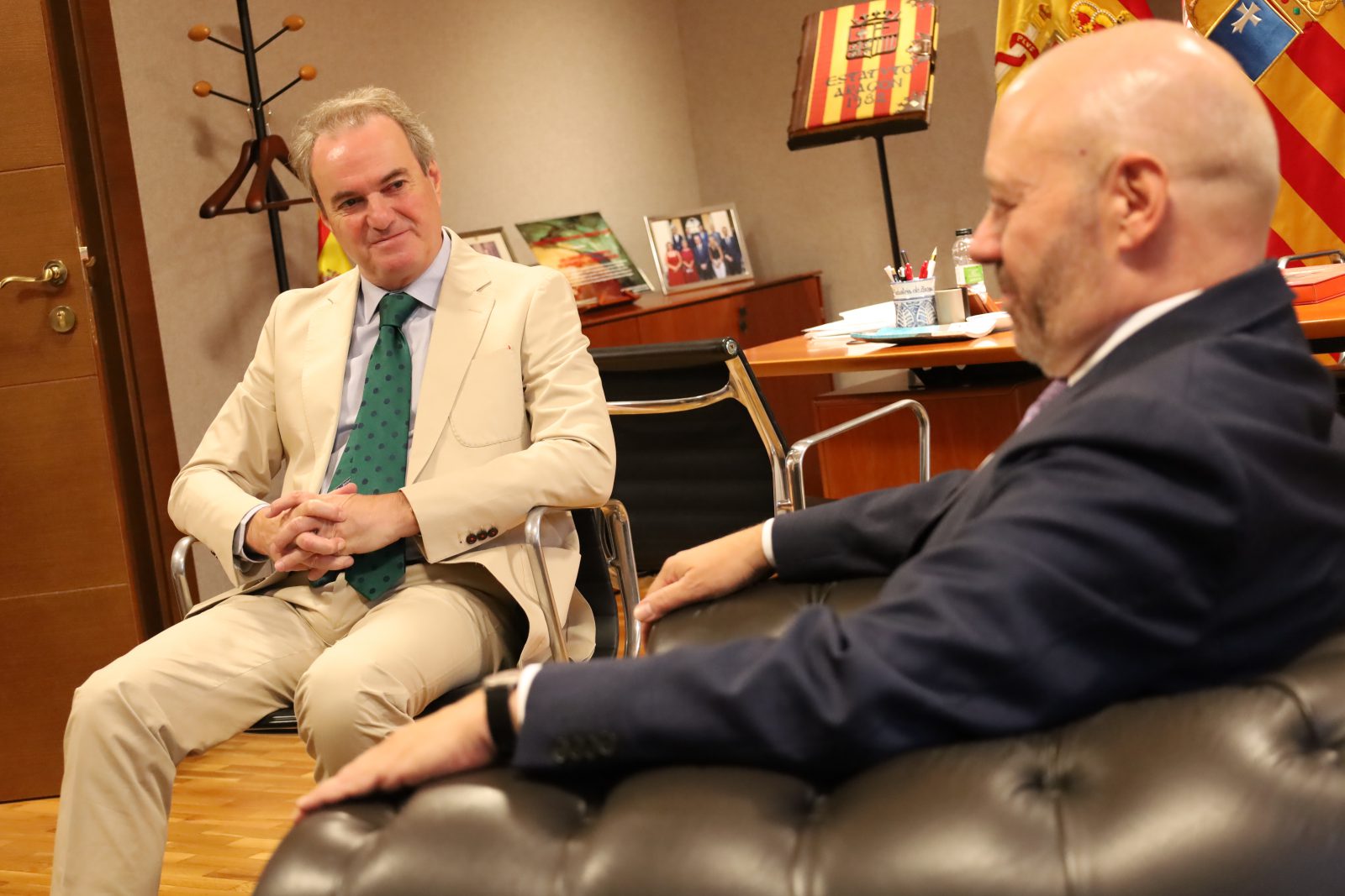 Elmar Jacobs, cónsul alemán, visita la Cámara de Comercio de Zaragoza