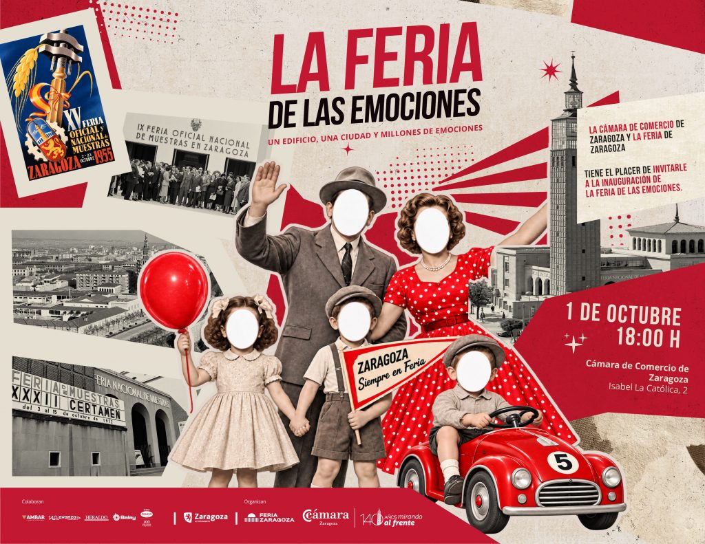 La Cámara de Zaragoza rememora la antigua Feria de Muestras con una exposición