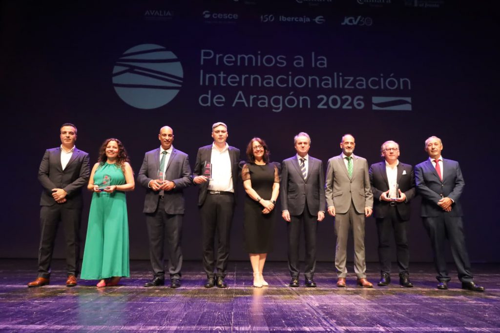 Magdalenas Lázaro, PRODESA Group, Litera Meat, Arvensis Agro y Scati Labs recogen los Premios a la Internacionalización de Aragón