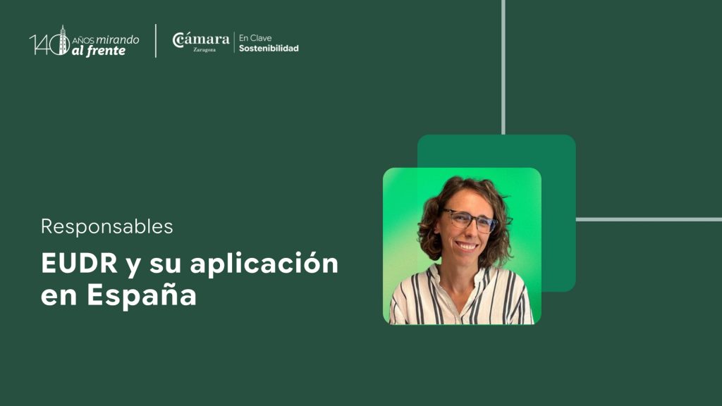 Segunda Sesión de las Jornadas Responsables: El nuevo Reglamento Europeo contra la Deforestación (EUDR) en las empresas aragonesas